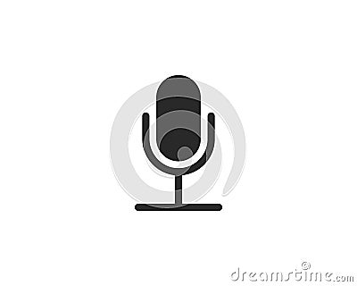 microphone icon Vector Illustration