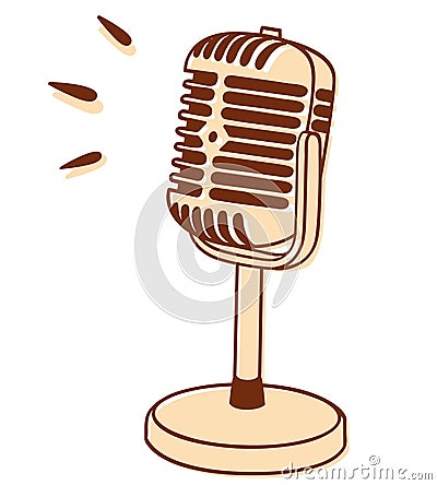 Microphone Vector Illustration