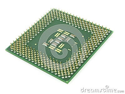 Microprocessor Stock Photo