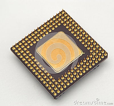 Microprocessor Stock Photo