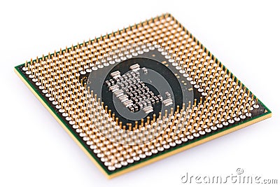 Microprocessor Stock Photo