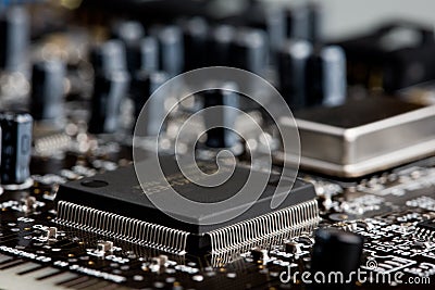 Microprocessor Stock Photo