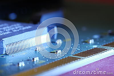 Microprocessor Stock Photo