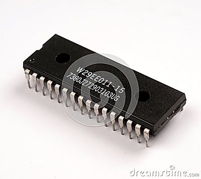 Microprocessor Stock Photo