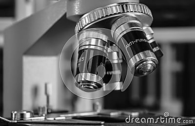 Microscope Stock Photo