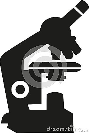 Microscope icon vector Vector Illustration