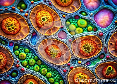 Understanding Stratified Squamous Epithelium A Microscopic Exploration of Cellular Structure Layers and Function Stock Photo