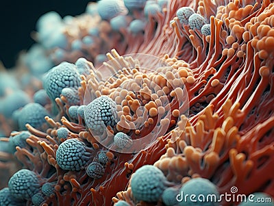 Human microbiome Stock Photo
