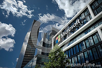 Microsoft headquarter building Editorial Stock Photo