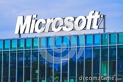 Microsoft headquarter Editorial Stock Photo