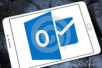 Microsoft outlook logo Editorial Stock Photo