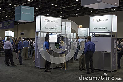 Microsoft TechEd Conference 2012 Editorial Stock Photo