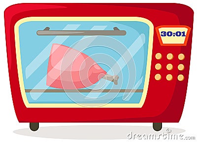 Microwave Vector Illustration