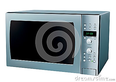 Microwave oven Vector Illustration