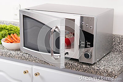 Microwave oven Stock Photo