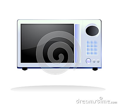 Microwave oven vector Vector Illustration