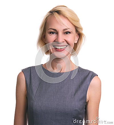 Mid aged business woman Stock Photo