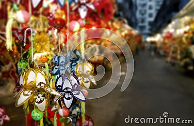 Mid autumn lantern for children Stock Photo