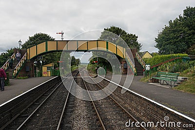 Mid Hants steam railway Editorial Stock Photo