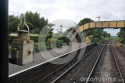 Mid Hants steam railway Editorial Stock Photo