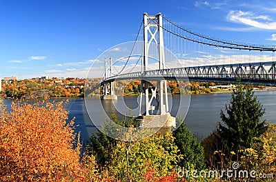 Mid Hudson Bridge Stock Photo