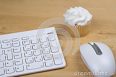 Midday snack at work, Stock Photo