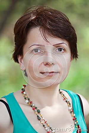 Middle age caucasian woman Stock Photo