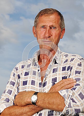 Middle aged male person Stock Photo