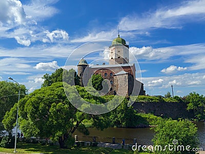 The Middle Ages scandinavian fortification Stock Photo