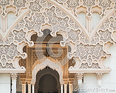 Middle east or Moroccan architecture traditional design Stock Photo