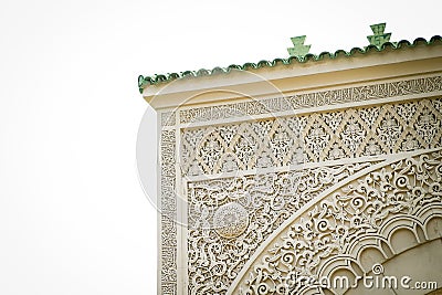 Middle east or Moroccan architecture traditional design Stock Photo