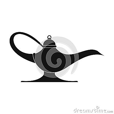 Middle east oil lamp Vector Illustration