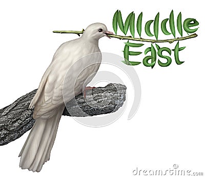 Middle East Peace Plan Stock Photo