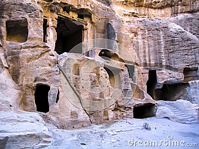 Middle East, Petra Jordan Wadi Rum desert Stock Photo