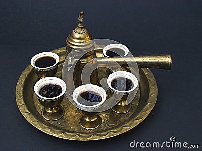 Middle Eastern Coffee Stock Photo