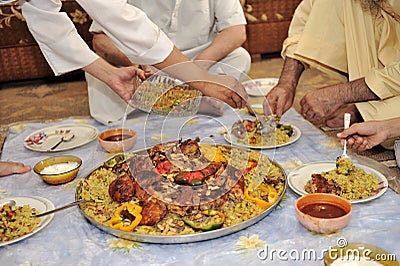 Middle eastern food Stock Photo