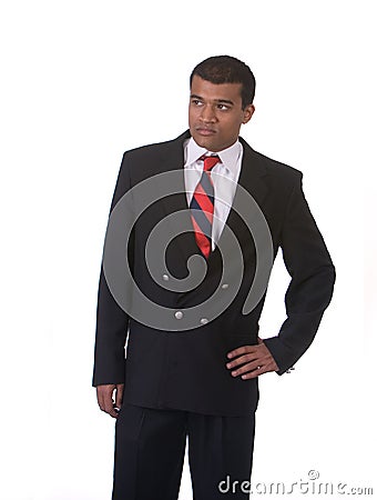 Middle eastern man suit Stock Photo