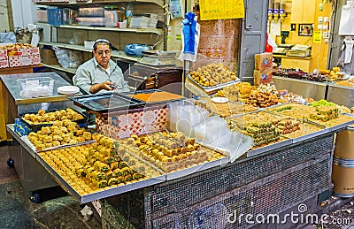 The Middle Eastern sweets Editorial Stock Photo