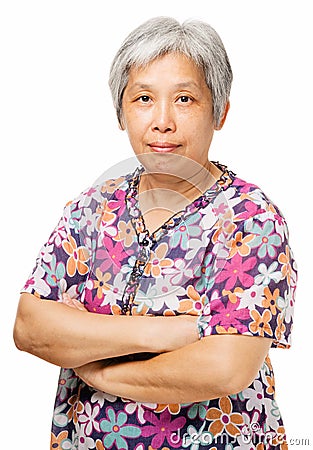 Middleage chinese woman Stock Photo