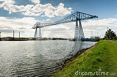 Middlesbrough Transporter Bridge Stock Photo