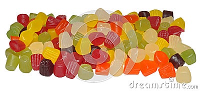 Midget Gem Sweets Stock Photo