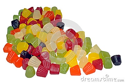 Midget Gem Sweets Stock Photo