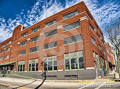 Midland Building in downtown Washington CH, Oh Stock Photo