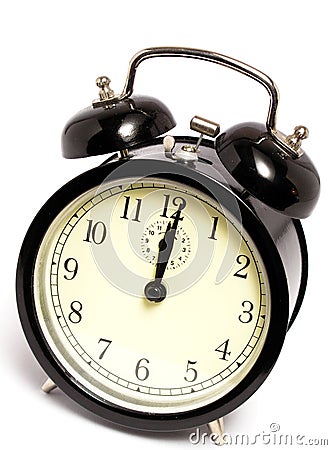 Midnight clock Stock Photo