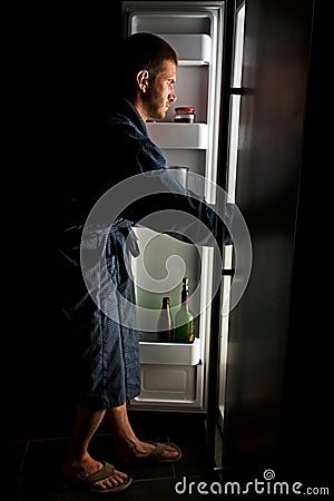 Midnight snack Stock Photo