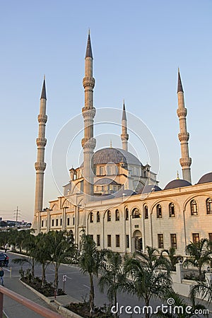 Nizamiye Masjid in Midrand, Johannesburg - Turkish style Mosque Editorial Stock Photo