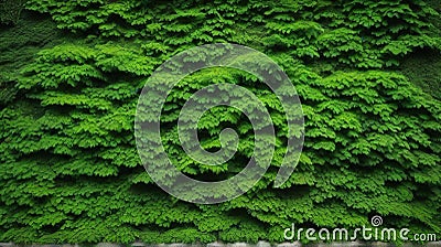 Herb wall, plant wall, natural green wallpaper and background. nature wall. Nature background of green forest Stock Photo