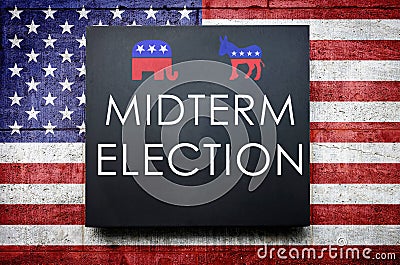 Midterm Election in USA Editorial Stock Photo