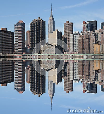 Midtown Manhattan skyline Stock Photo