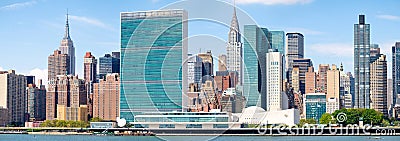 The midtown Manhattan skyline Editorial Stock Photo